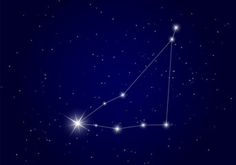 Capricorn constellation background  © Enka