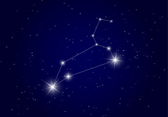 Leo constellation background  © Enka