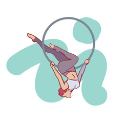 Aerial dance, Hoop dance, Female strength