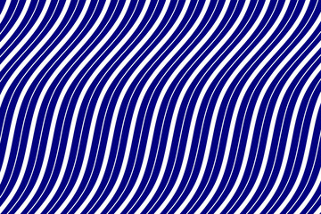 White sea wave lines fabric pattern on navy blue background vector. Abstract liquid wavy stripes pattern. Vertical optical illusion curve strips. Wall and floor ceramic tiles pattern.