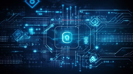 Electronic and digital access, user authentication system, technology and cybernetics, computer security system, cybersecurity, information security, encryption, data protection, Generated AI.