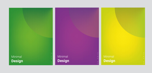 Hi-tech minimal covers design. Annual report template. Poster Template. 