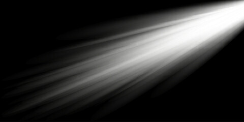 Vector transparent sunlight special lens flash light effect.