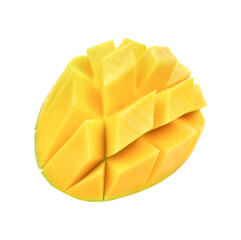 mango slice isolated transparent png