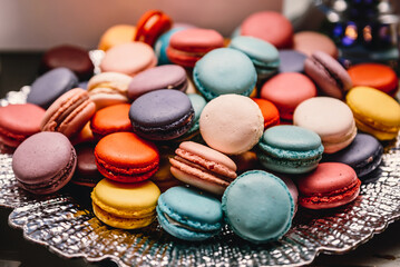 colorful macaroons 