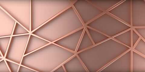 Luxury rose gold professional presentation background by generative AI tools