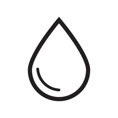 falling water icon vector