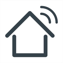 Smart Home vector icon illustration. Smart home symbol icon. Premium quality.