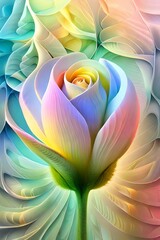 8k beautiful flower with floral background 