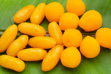 Traditional Thai desserts. 