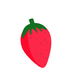 strawberry isolated on white background