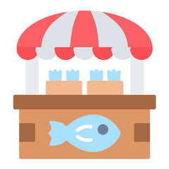 Fish Market Icon