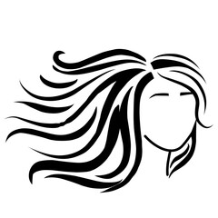 Woman Hairstyle Silhouette