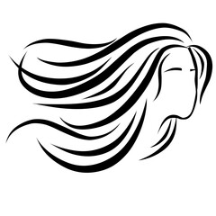 Woman Hairstyle Silhouette