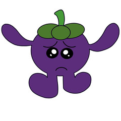 mangosteen  cartoon