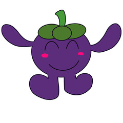 mangosteen  cartoon