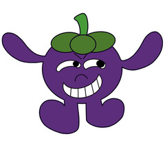 mangosteen  cartoon