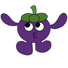 mangosteen  cartoon