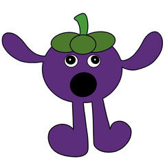 mangosteen  cartoon