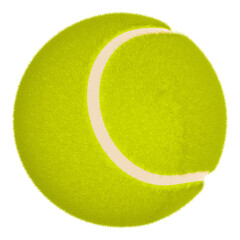 Tennis ball isolated on whiteTennis ball isolated on white background background