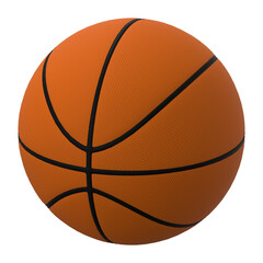 Fototapeta premium Basketball ball isolated on white background