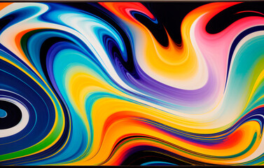 Obraz premium Abstract background. Texture of colourful multicolored background for your text. Generative AI.