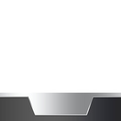 black banner bottom bar and topic