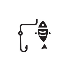 Fish Hook Sea Icon