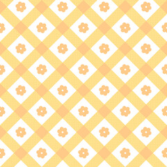 Simply seamless check pattern design for decorating wallpaper, wrapping paper, fabric, backdrop and etc.