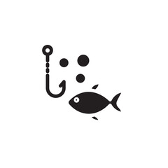 Fish Fishing Hook Icon