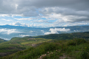 Fototapeta premium mountains and clouds