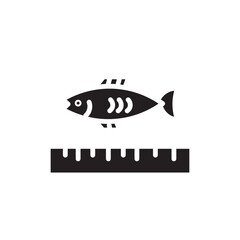 Fish Size Ruler Icon