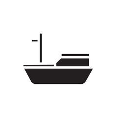 Fisherman Boat Rod Icon