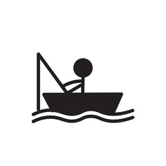 Fishing Rod Man Icon