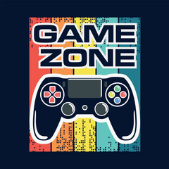 Joystick Controller, Analog Joystick, and Game Pad Stick Illustration.For t-shirt prints and other uses.