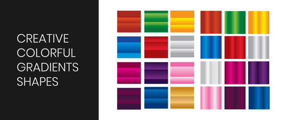 Creative Colorful Gradients Shapes