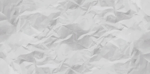 White creased crumpled paper sheet texture can be use as background .Ragged White Paper, white waxed packing paper texture.
