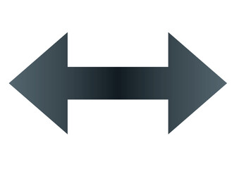 シンプルな矢印ののベクターイラスト