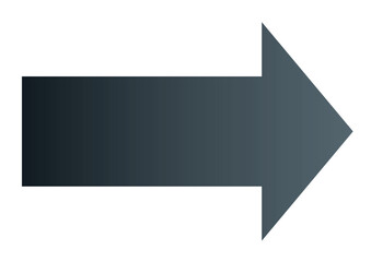 シンプルな矢印ののベクターイラスト