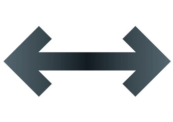 シンプルな矢印ののベクターイラスト