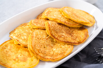 Pumpkin pancakes