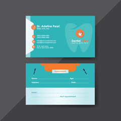 Clean Dental Clinic Business Card Template,
Doctor Business Card design