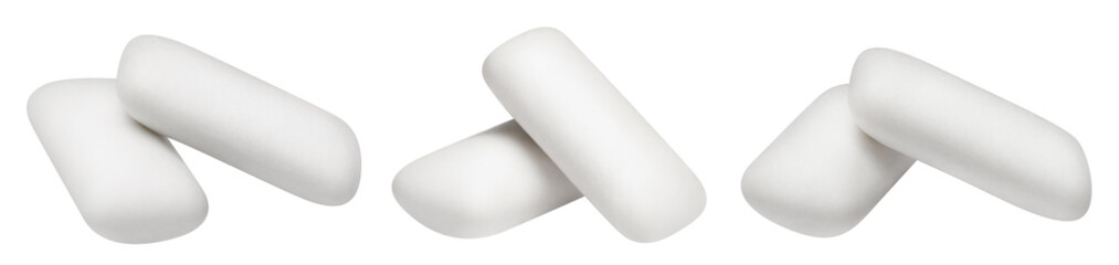 Chewing gums collection cut out