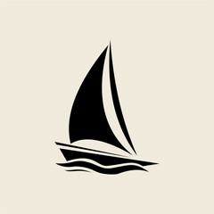 Ship Logo Silhouette