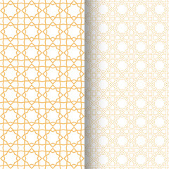 Obraz premium Seamless Intricate Islamic Geometric Pattern with 8 point star