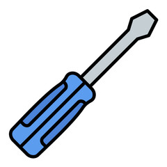 Screwdriver Line Color Icon