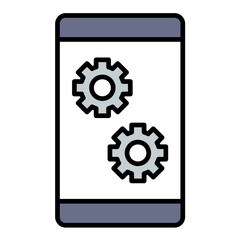 Setting System Line Color Icon