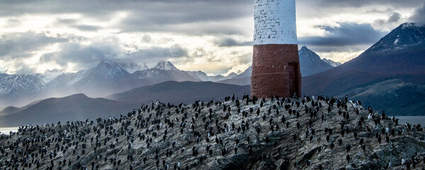 Les eclaireurs lighthouse, ushuaia, argentina