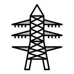 Transmission Line Color Icon