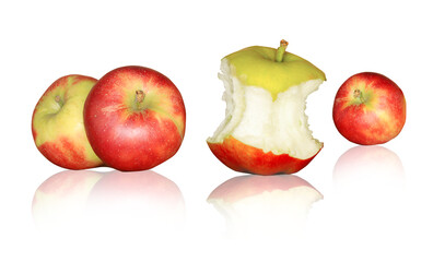 angebissener Apfel; bitten apple;